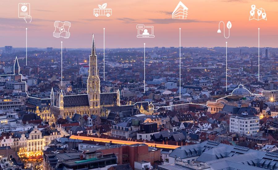 © Smart City-plan van de Stad Brussel